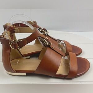 Apt. 9 Cognac Faux Leather Strappy Gladiator Sandals